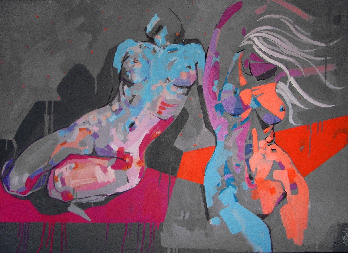 duet; akryl; 110x80; 2016_