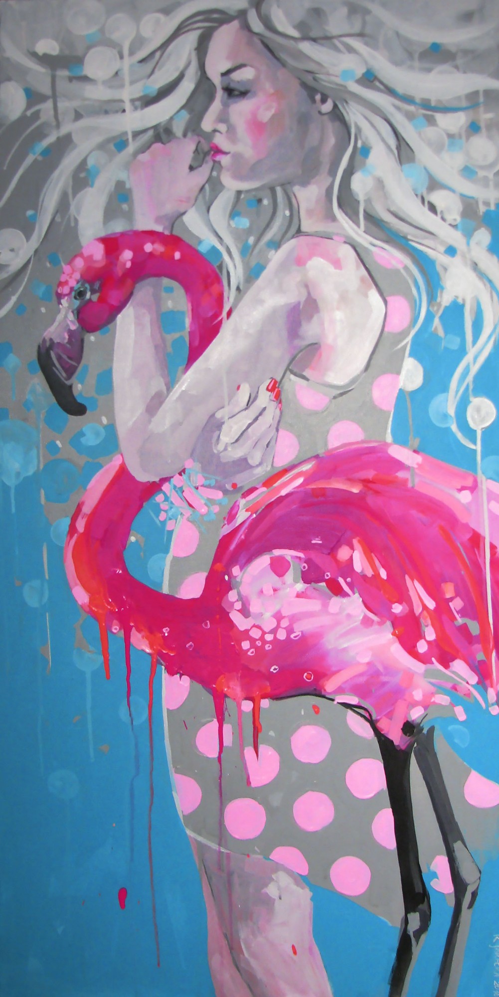 flaming; akryl; 50x100cm; 2016