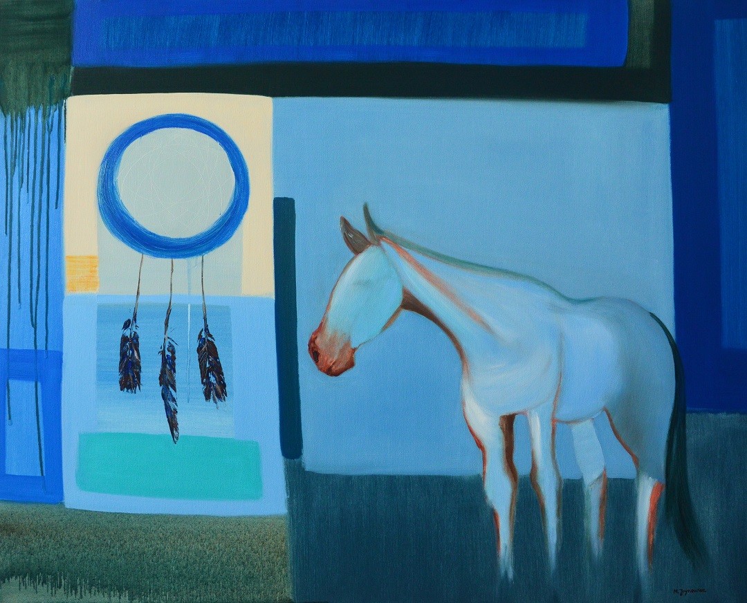 marzenie o podróży 5, 80x100, olej na płótnie, 2014