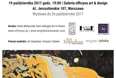 plakat wernisaż wojtka więckowskiego