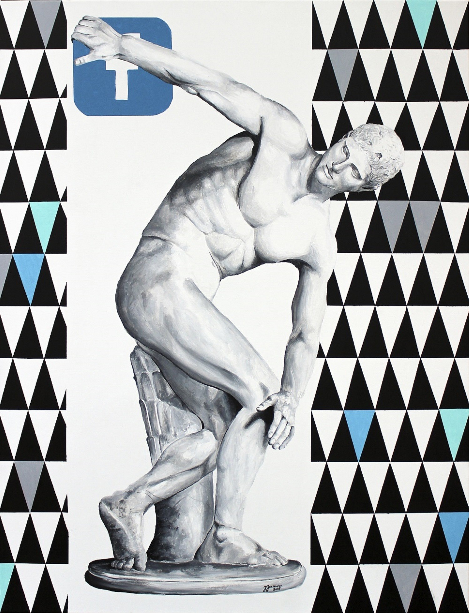 aspołeczny dyskobol 120x90