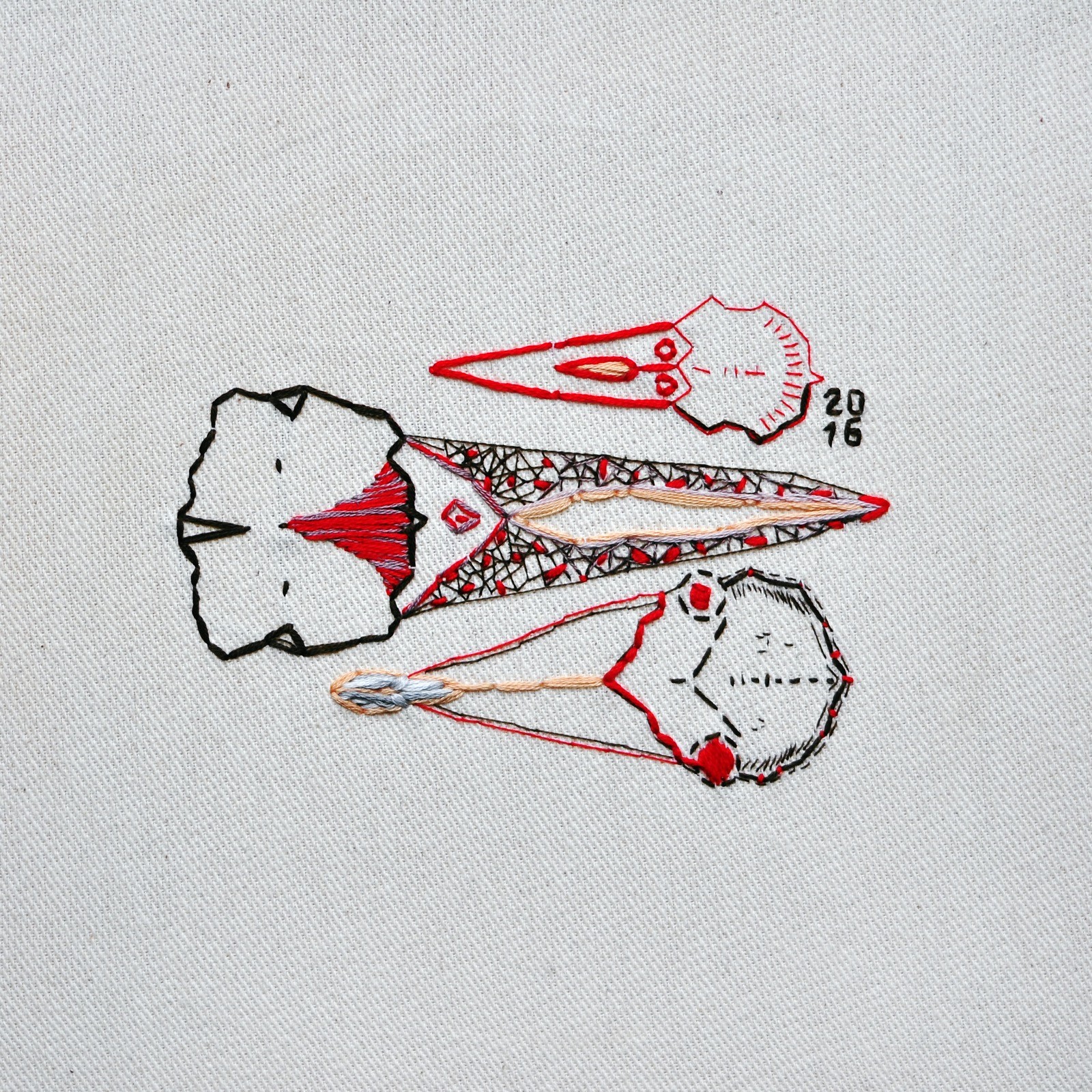 skull of birds 25x25 cm 01