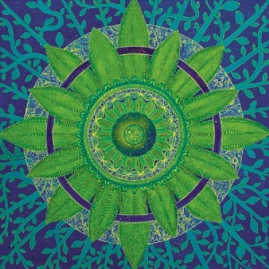 kochaj zieleń, 100x100cm